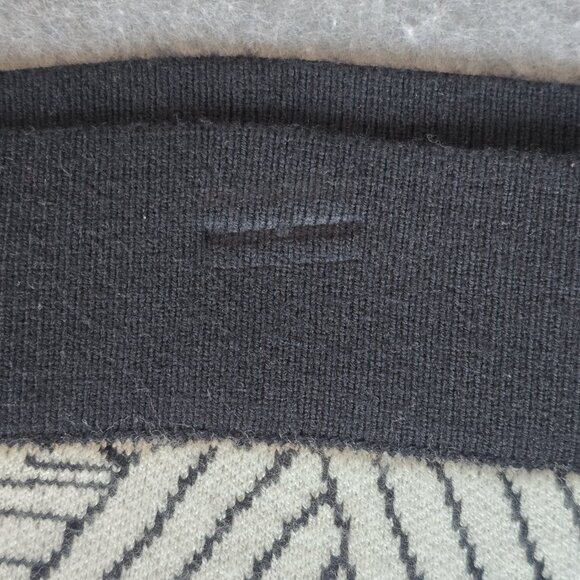 Maeve by Anthropologie White & Black Abstract Woven Print Skirt Size XL NWT - Picture 7 of 9